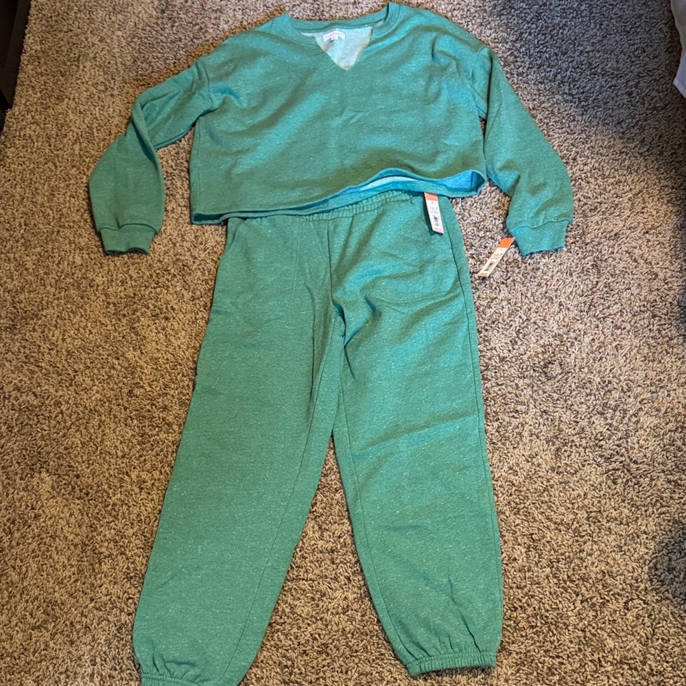 Colsie Green Lounge Set -